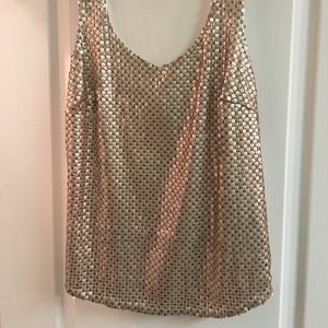 Sequin tank top